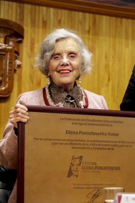 Cátedra Elena Poniatowska, creada por la FEU. Brindará conferencia la propia Poniatowska con el tema “La noche que perduró