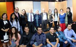 Visita del periodista y experto en ética periodística Javier Darío Restrepo.