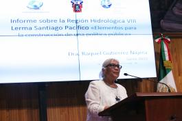 Presentan informe del estatus de esta región hídrica y sus perspectivas