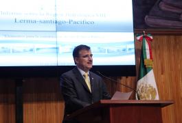 Presentan informe del estatus de esta región hídrica y sus perspectivas