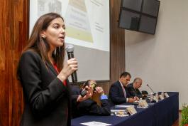 XXII Taller de Derecho Internacional. Mesa  redonda “Derecho internacional humanitario”.Participan: doctor Marcos Pablo Moloeznik Gruer, profesor investigador del CUCSH; maestra Mariana Salazar Albornoz, directora de Derecho Internacional Humanitario de la SRE; doctor  Arturo Villarreal Palos, profesor del CUCSH; doctor Juan Manuel Portilla Gómez, catedrático de la FES Acatlán-UNAM.
