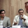 Rueda de prensa del primer simposio de vivienda  digna, sustentable y resilente