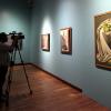 R.P. para dar a conocer los detalles de la exposición Puertas abiertas. Patrimonio artístico universitario