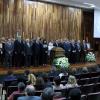 Ceremonia homenaje luctuoso del Lic José Mora Luna
