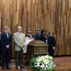 Ceremonia homenaje luctuoso del Lic José Mora Luna