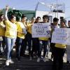 Protesta FEU alza a la tarifa de la ruta empresa