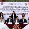 Firma de Convenio de Colaboración entre la Fiscalía General del Estado de Jalisco y esta Casa de Estudio.