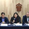 Rueda de prensa del Congreso sobre estudios del agua.