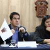 Rueda de prensa del Congreso sobre estudios del agua.
