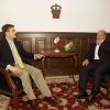 Reunión del Rector General de la UdeG, maestro Itzcóatl Tonatiuh Bravo Padilla, con el presidente municipal electo de Guadalajara, Enrique Alfaro Ramírez.