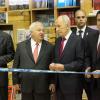 Shimon Peres en la inauguración del pabellón de Israel en FIL 2013